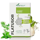 Flatusor de liberación prolongada, 30 cápsulas, Soria Natural | Bienestar digestivo - Gases - Hinchazón abdominal - Flatulencias - Digestiones ligeras