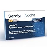 Serelys - Serelys Noche - Ayuda a Aliviar los Sofocos Nocturnos y Alteraciones Del Sueño en Perimenopausia, Menopausia - Extracto Citoplasmático purificado de Polen, Melatonina, Mg, Vit E -30 cápsulas