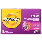 Supradyn Relax con Valeriana y Amapola de California, 60 Cápsulas | Con Pasiflora; apoya la relajación y la calma día y noche y alivia la irritabilidad natural