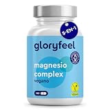 Magnesio Complex 400mg - 5 Formas: Citrato, Bisglicinato, Malato, Óxido y Ascorbato de magnesiode - Para soporte músculos, fatiga y sistema nervioso* - Probado en laboratorio
