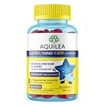 AQUILEA | Sueño Kids Gummies | 30 gominolas (Sabor Mora) | Vitamina B6, Melatonina, Manzanilla, Melisa y Lavanda
