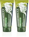 Physiorelax CBD - Crema de Masaje con Cannabidiol | Aceites Esenciales y Aceite de Cáñamo |Natural, Rápido y Eficaz | para Lumbares, Cervicales, Rodillas, Hombros y Espalda |Crema con Cannabis - 75 ml