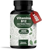 Vitamina B12 500 µg con Ácido Fólico – 400 Comprimidos