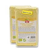 Pack 2 x Polenta Instantánea Integral Bio 500 g (1 kg total) – Sémola de maíz integral ecológica precocida, lista en minutos, textura cremosa, ideal como guarnición y recetas sin gluten