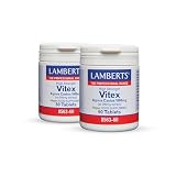 Pack x2 | Lamberts Vitex, Extracto de Sauzgatillo, 1000 mg, 200 mg de Extracto Estandarizado, con Flavonoides e Iridoides | 60 Cápsulas | LAMBERTS
