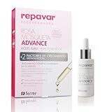 Repavar - Aceite Rosa Mosqueta con 2 Factores de Crecimiento, 15 ml | Doble Potencia Reparadora, Cicatrices, Estrías, Cuentagotas, Regenerador Intensivo, Antiedad
