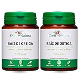 Dieti Natura Raíz de Ortiga Pack de 2 - Complemento para Promover la Eliminación Urinaria - Extracto de Hoja de Ortiga que Favorece la Función Renal - Garantía sin OGM (Mediano)