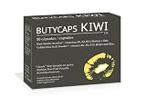 Butycaps Kiwi – Suplemento Prebiótico Avanzado con Kiwi Dorado Livaux®, Vitaminas B1, B2, B12, Biotina y Zinc – Favorece la Microbiota y el Bienestar Digestivo – 30 Cápsulas