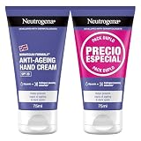 Neutrogena Fórmula Noruega Crema de Manos Reparadora SPF 20, 75 ml, 2 uds | Con Glicerina y Minerales, Crema Antimanchas y Antiedad, Estimula el Colágeno, Rápida Absorción, Manos Secas y Agrietadas
