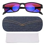 Pilipane Gafas correctoras para daltónicos, Gafas HD, Gafas para daltónicos Rojas y Verdes, Mejora de la Vista para la Debilidad de la ceguera, para Exteriores e Interiores