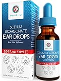 Medi Grade Gotas para Oídos con Bicarbonato de Sodio para Cerumen, 10 ml | Gotas con cuentagotas para limpiar oídos, Ayudan a suavizar el cerumen y facilitan la limpieza de oídos en casa