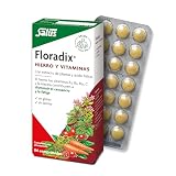 Salus Floradix Suplemento, Reduce Cansancio y Fatiga, 84 Comprimidos | Hierro Orgánico, Con Ácido Fólico y Vitaminas B1, B2, B5, B12 y C