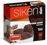 Siken Diet - Barrita Crema de Cacao con Proteínas, 5x36 g | Control de Peso, Rica en Proteínas, Snack, Sabor Crema de Cacao, Formato Individual, 5 uds, 180 g