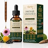 Gotas de drenaje linfático, drenaje linfatico piernas, rostro y abdomen | Gotas Drenantes con 19 Extractos, Diente de León, Ortiga, Cúrcuma y Zinc - Retención de Líquidos y Detox - 60ml - 30 Dosis
