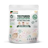 Energy Feelings Proteína de Guisante Texturizada Tipo Carne Picada Fina 400g, Vegana Ecológica Sin Azúcar Añadido, 53% Proteína Vegetal Texturizada Sin Gluten