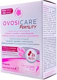 Ovoscare Fertility 60 Cápsulas | Con Caronositol (Inositol), Quatrefolic (Ácido Fólico Activo) y Melatonina | Complemento alimenticio para mujer en edad fértil