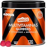 Multivitaminas 120 Gominolas Niños - Sabor Fresa - Vitaminas - Defensas