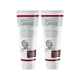 Fiocchi di Riso 2 botellas de pasta para cambio (2 x 100 ml) – Cambio de pañal – Protege y previene el enrojecimiento cutáneo en las zonas íntimas del recién nacido