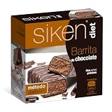 Siken Diet - Barrita Sabor Chocolate con Proteínas, 5x36 g | Control de Peso, Rica en Proteínas, Snack, Sabor Chocolate, Formato Individual, Fácil de Llevar, 5 Barritas, 180 g