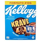 Kellogg's Krave Chocolate con Leche Cereales Rellenos 410g