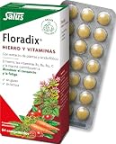Salus Floradix Suplemento, Reduce Cansancio y Fatiga, 84 Comprimidos | Hierro Orgánico, Con Ácido Fólico y Vitaminas B1, B2, B5, B12 y C
