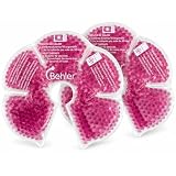 Pack 2 Compresas Frío/Calor para Lactancia + 2 Fundas – Gel no tóxico, PVC suave – Microondas o congelador – Alivio de congestión y conductos obstruidos – Ajuste universal