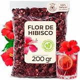 Infusión de Flor de Jamaica 200g - Te de Hibisco en Flores Enteras