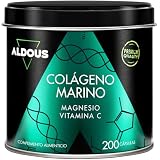 Colageno con Magnesio y Vitamina C - 200 Cápsulas - Colageno Hidrolizado | Colágeno Marino Hidrolizado Naticol - Cabello, Piel y Uñas - Huesos y Articulaciones - Colageno con Magnesio - ALDOUS