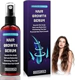 Sérum Capilar Spray con Aceite de Romero para Hombre y Mujer, con Biotina, Niacinamida y Aceite de Ricino, Cabello más Denso y con Volumen, Cuidado del Cuero Cabelludo, Ligero No Graso, 60 ml