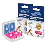 Hionfurt Pulseras Antimareos Bandas de Acupresión para Adultos y Niños | Pulseras Anti-náuseas para el mareo en coche y mar, Alivio de las Náuseas Matutinas - 2 Pares Azul camuflaje, Rosa camuflaje