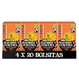 Cupper - Infusión de Jengibre y cúrcuma BIO - Pack 4 Cajas de 20 Bolsitas
