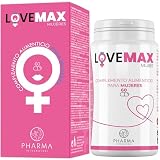 LOVEMAX Suplemento sexual mujer para el deseo femenino - Ashwagandha KSM-66, Maca - 60 Cápsulas por Aumentar la Libido Mujer Rápido, Afrodisiacos Sexuales Mujeres, Estimulante, Potenciador