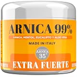Arnica 35 - Arnica Gel Extra Fuerte 99%, para Masaje Muscular, 500 ml | con Menta Piperita y Eucalipto, Ideal Para Masajear Músculos Articulaciones y Zona Cervical, Efecto Frío, Made in Italy