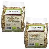 Pack 2 x Avena en Grano Bionsan Bio 500 g (1 kg total) – Avena ecológica en grano para cocción, ideal para porridge y ensaladas, para moler y hacer harina, formato ahorro