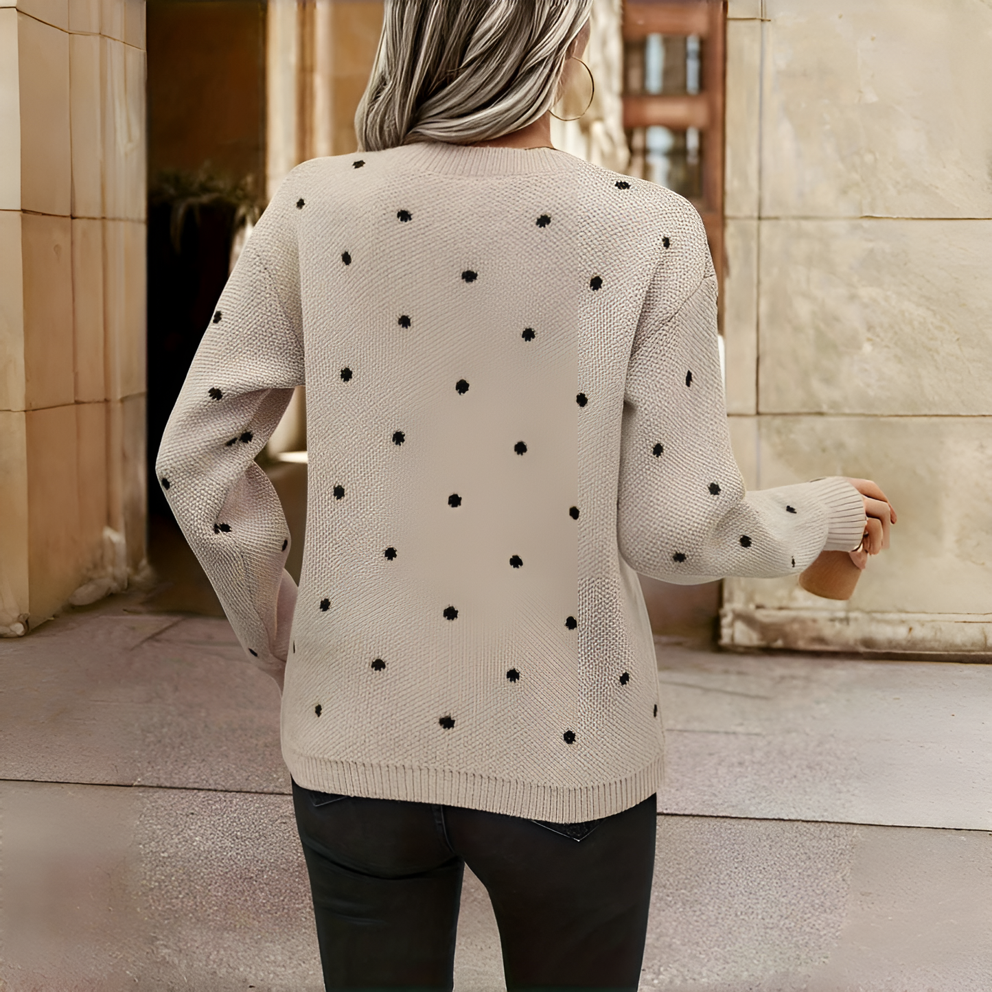 Brunella | Suéter con diseño de Puntos
