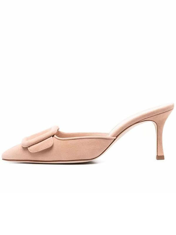 Yaretzi | Elegantes Zapatos de Punta con Hebilla