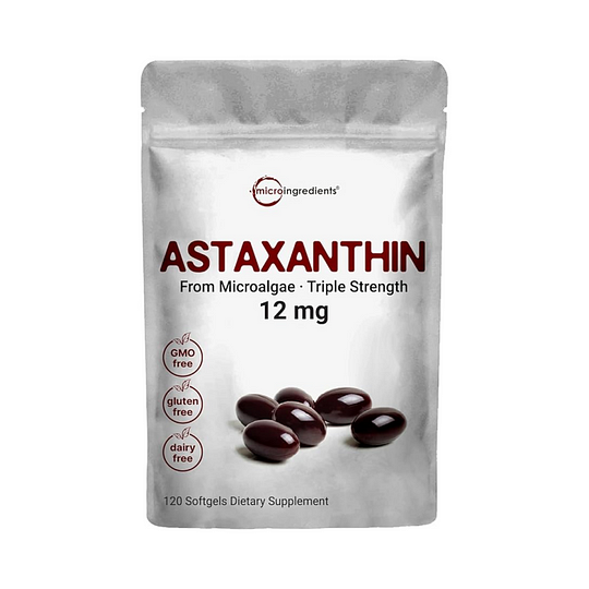 Cápsulas De Astaxantina 12 mg | Apoyo Antioxidante