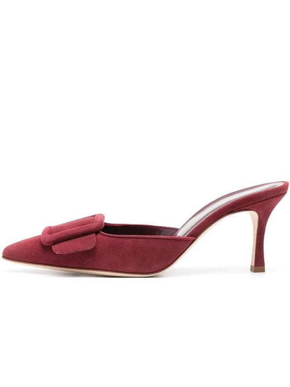 Yaretzi | Elegantes Zapatos de Punta con Hebilla