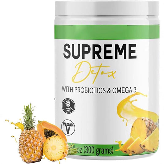 Supreme Detox | Suplemento con Polvo de Fibra Natural en Sabor Piña