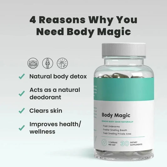 BodyMagic | Cápsulas de Clorofila para el Cuidado Personal de la Mujer