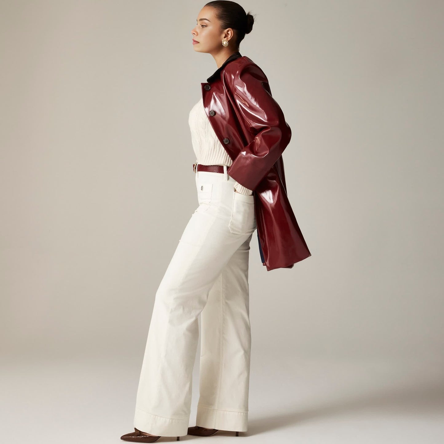 Rabat | Pantalones de Campana efecto Terciopelo