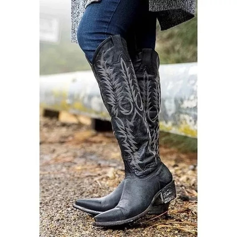 Yamileth | Botas vaqueras hasta la rodilla para Dama