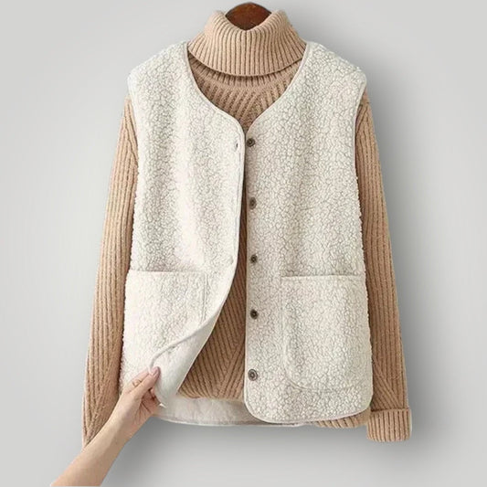 Silvia | Chaleco Polar Acogedor para Mujeres