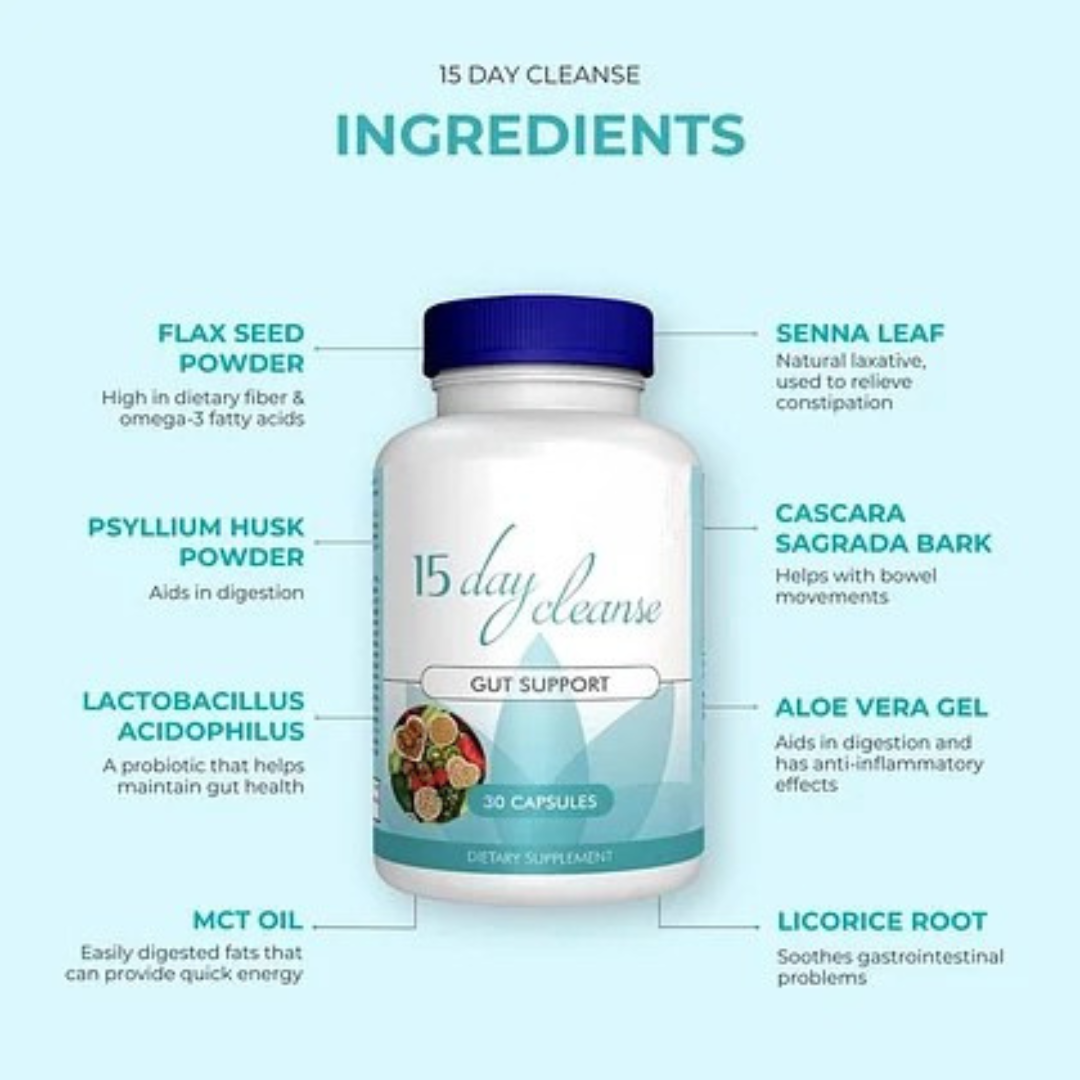 15 Day Cleanse | Suplemento de Soporte Digestivo