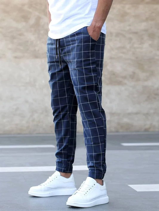Abel | Pantalones de Cuadros estilo Casual para Caballero