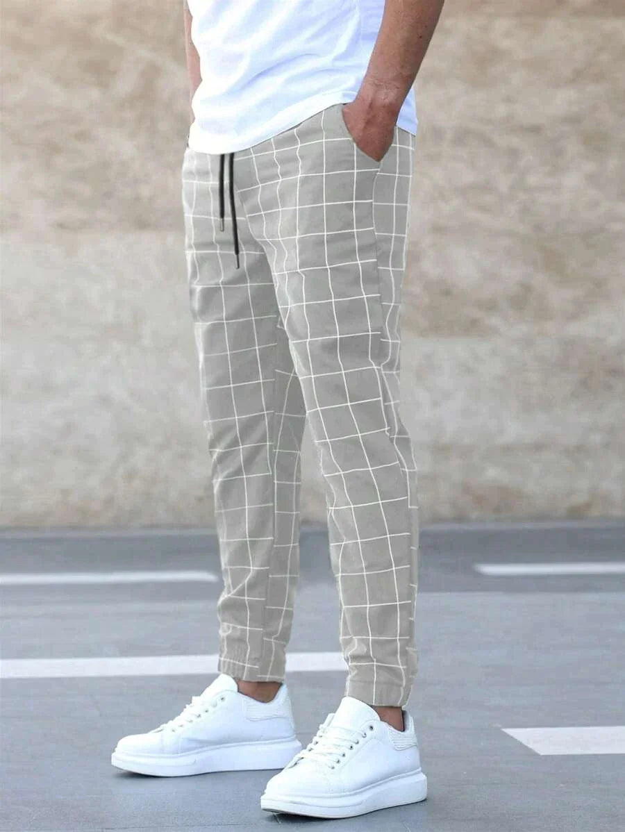 Abel | Pantalones de Cuadros estilo Casual para Caballero