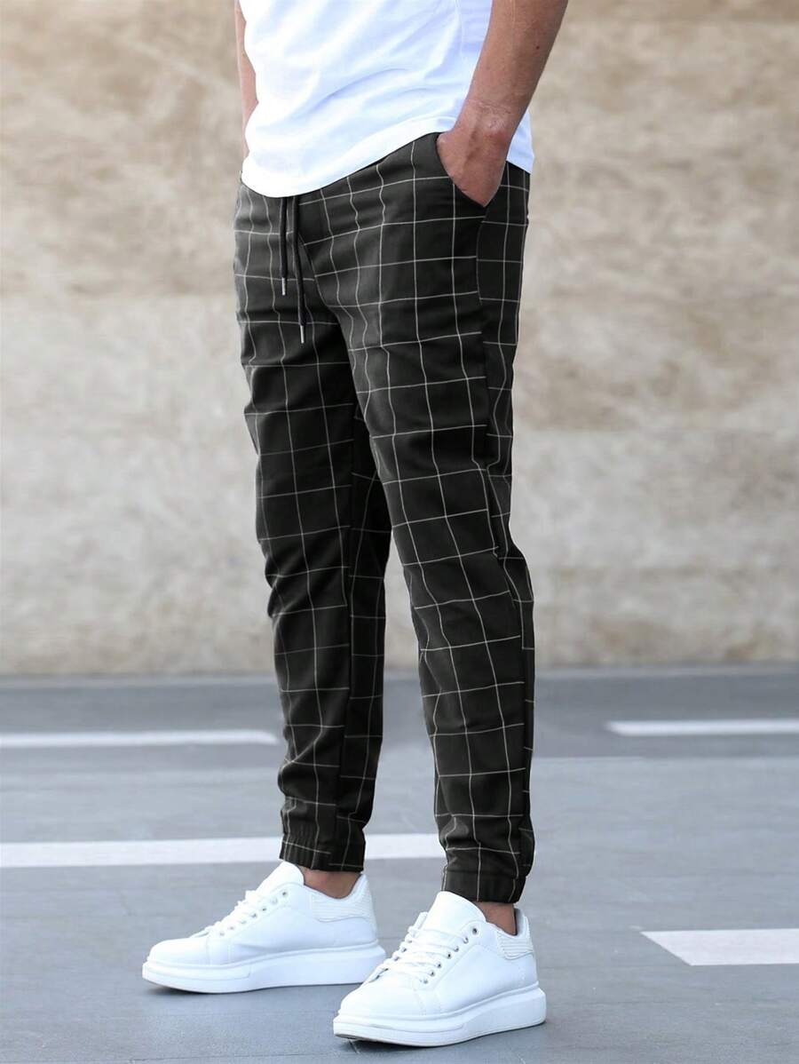 Abel | Pantalones de Cuadros estilo Casual para Caballero