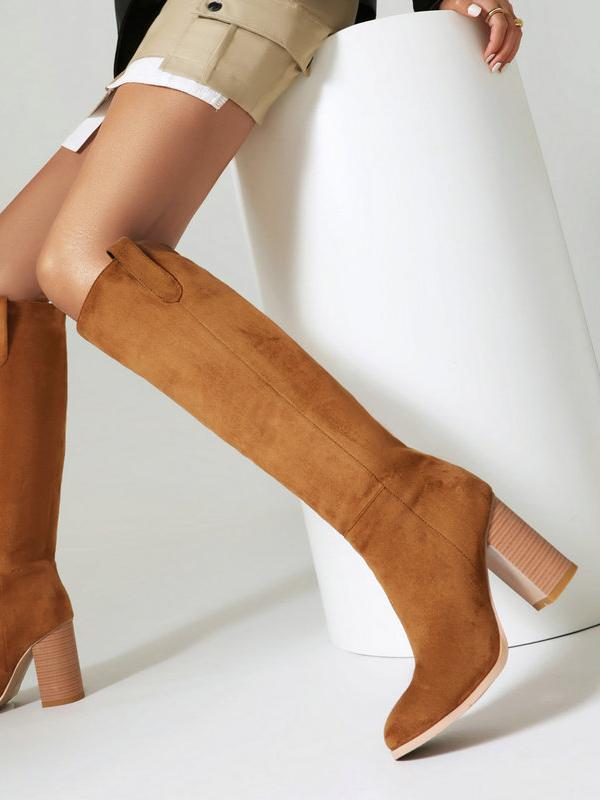 Yurani | Elegantes Botas Largas de Tacón Alto
