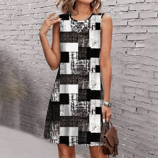 Morgan | Elegante Vestido Corto a Cuadros