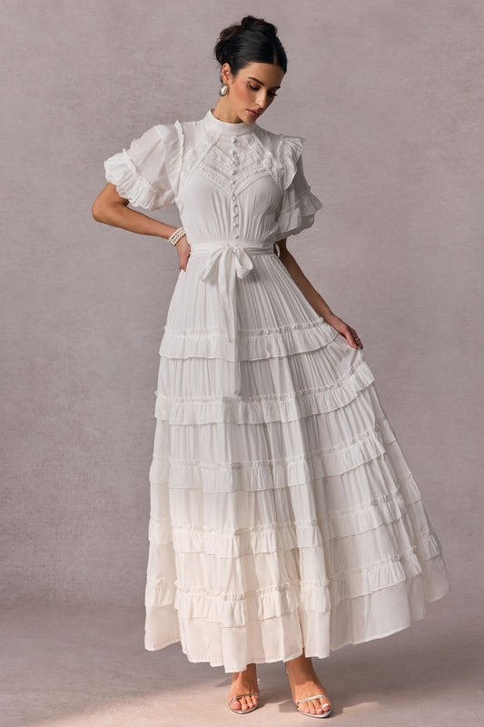 Wallis | Vestido Largo con Volantes